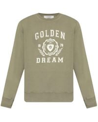 Golden Goose - Logo-Print Distressed-Effect Sweatshirt - Lyst