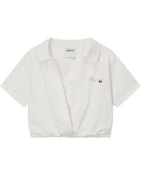 Musium Div. - Logo-Embroidered Shirt - Lyst
