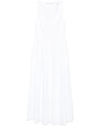Matteau - Tie Back Midi Dress - Lyst