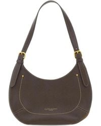 Gianni Chiarini - Gabry Pebbled Leather Shoulder Bag - Lyst