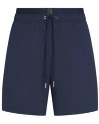 KARL LAGERFELD - Ikon Logo-Detail Swim Shorts - Lyst
