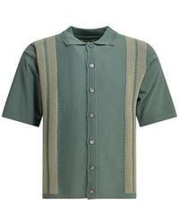 Kapital - Vertical-Stripe Short-Sleeve Shirt - Lyst