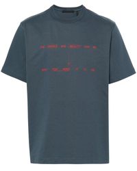 Helmut Lang - Graphic-print Cotton T-shirt - Lyst