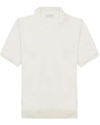 LUIGI GENTILE - Fine-Knit Short-Sleeve T-Shirt - Lyst
