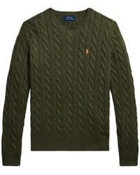 Polo Ralph Lauren - Long Sleeves Round Neck Rib Sweater - Lyst