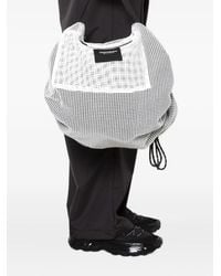 Yoshio Kubo - Mesh-Schultertasche Mit Kordelzug - Lyst