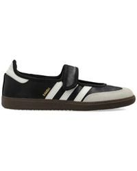 adidas - Samba Jane Touch-Strap Ballet Flats - Lyst
