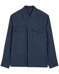 Sunspel - Hemdjacke Mit Klappentasche - Lyst