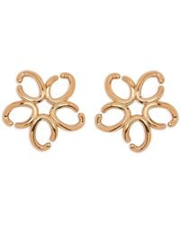 Oscar de la Renta - Kleine O Flower Ohrringe - Lyst