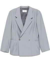 Lemaire - Double-Breasted Blazer - Lyst