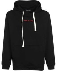 Vision Of Super - Logo-Print Cotton Hoodie - Lyst
