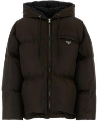 Prada - Veste Re-Nylon À Capuche - Lyst