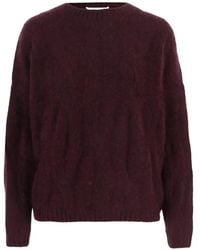 Allude - Pullover Mit Zopfmuster - Lyst