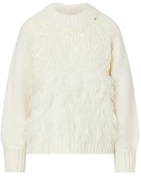 Liu Jo - Pull À Sequins Et Plumes - Lyst