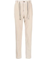 Peserico - Pantaloni a coste con coulisse - Lyst