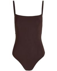 Lido - Tre Square-Neck Swimsuit - Lyst