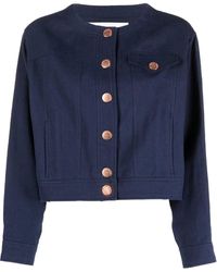 See By Chloé - Logo-button Cropped Jacket - Lyst