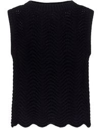 Loulou de Saison - Vittoria Crochet Vest - Lyst