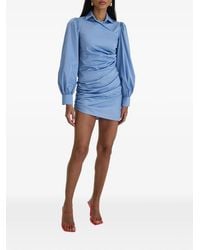 MOOS STUDIO - Ruched Long-Sleeve Dress - Lyst