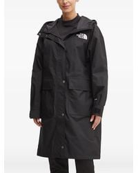 The North Face - Hooded Pocket-Detail Coat - Lyst