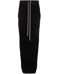 Rick Owens - Pillar ドローストリング マキシスカート - Lyst