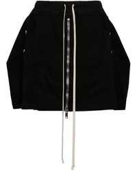 Rick Owens - Studded Cotton Miniskirt - Lyst
