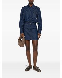 A.P.C. X Carhartt Aurelia Denim Dress in Blue | Lyst