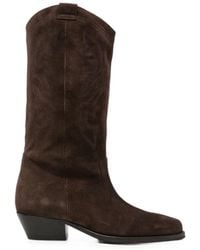 Ba&sh - Bottes De Cowboy Style Western Claurys À Broderies - Lyst