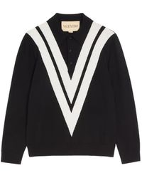 Valentino Garavani - Polo À Col V - Lyst