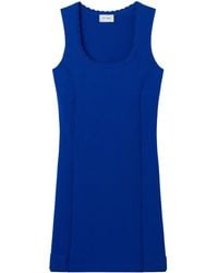 St. John - Robe En Maille À Coupe Courte - Lyst