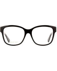 Gucci - Square Frame Glasses - Lyst