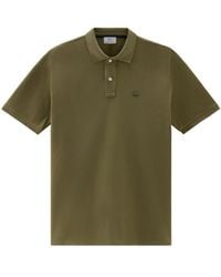 Woolrich - Logo-Embroidered Polo Shirt - Lyst