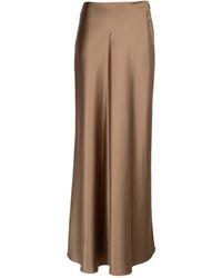 Jonathan Simkhai - Nella Satin-Finish Long Skirt - Lyst