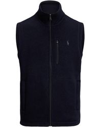 Polo Ralph Lauren - Zip-Up Sleeveless Gilet - Lyst