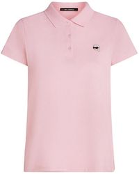KARL LAGERFELD - Ikon Polo Shirt - Lyst
