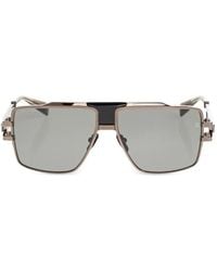 Balmain - Zonnebril Met Logodetail - Lyst