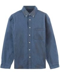 thisisneverthat - Logo-Embroidered Button-Down Shirt - Lyst