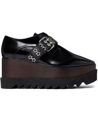 Stella McCartney - Elyse Buckle-fastening Lace-up Shoes - Lyst
