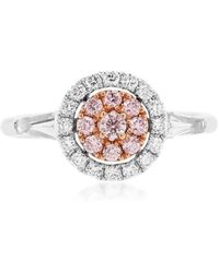 HYT Jewelry - 18Kt Argyle Diamond Engagement Ring - Lyst
