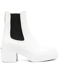 Marni - 70Mm Leather Chelsea Boots - Lyst