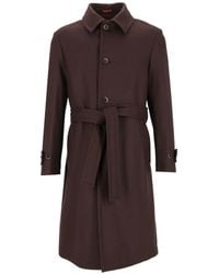 Barena - Paramar Belted Single-Breasted Coat - Lyst