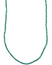 Luis Morais - 14Kt Malachite Beaded Necklace - Lyst