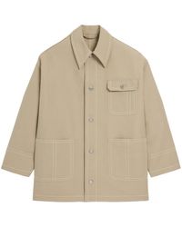 Ami Paris - Chaqueta Estilo Worker Con Bolsillo De Parche - Lyst