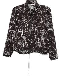 Deha - Abstract-Print Zip-Up Jacket - Lyst