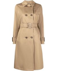 Herno - Belted Double-breasted Trench Coat - Lyst