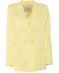 ERMANNO FIRENZE - Peak-Lapel Double-Breasted Blazer - Lyst