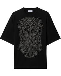 Off-White c/o Virgil Abloh - Off Cotton T-Shirt - Lyst