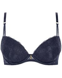 Aubade - Satin Memories Embroidered Bra - Lyst