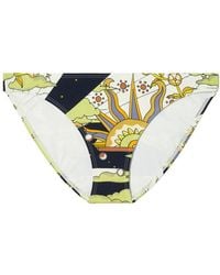 Tory Burch - Graphic-Print Bikini Bottoms - Lyst