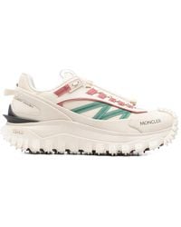 Moncler - Logo-Print Sneakers - Lyst